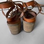 American Eagle  strappy Block heeled gladiator sandals SZ 8 AE Photo 3