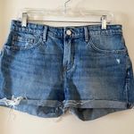 Frame Le Grand Garçon Rolled Cuff Denim Shorts Photo 0