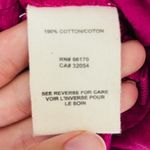 Free People Vintage Y2K  fuschia long sleeve henley shirt w lace trim at hem. S Photo 5