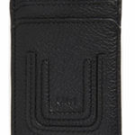 Chloé Marcie Leather Card Case 001 BLACK Photo 0