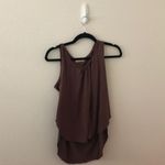 brown long tank top Photo 3