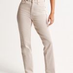 Abercrombie & Fitch Abercrombie Curve Love High Rise 90s Straight Jean Photo 0
