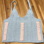 For Love & Lemons  knit cropped tank top small Photo 0