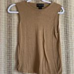August Silk Knits 100% Silk Women Cardigan and Top Blouse Set Women’s Size M Tan Size M Photo 1