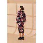 Farm Rio  Banana Dots Knit Sweater Dress Photo 2