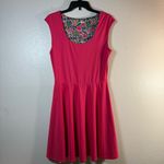 Betabrand Reversible Floral Cap Sleeve Dress SZ:L Photo 3