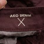 American Eagle ‎ Hi-Rise Shortie Size 2 Maroon Photo 3