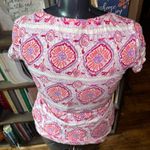 Lucky Brand  M southwest colorful basic T-shirt Photo 1