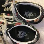 Vans  Old Skool Black White Floral Lace Up Unisex Sneakers Men’s 7, Women’s 8.5 Photo 8