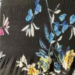 Avenue  long sleeve black floral stretch pleated dress size 22/24 Photo 2