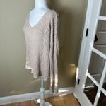 Brandy Melville  Nubby Blush Pink V Neck Sweater One Size Photo 4
