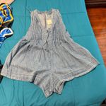 Free People NWT  sleeveless Webster romper M Photo 3