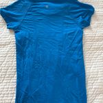 Lululemon  Blue Short Sleeve Athletic Shirt Photo 1