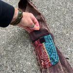 Boho Hippie Razor Cut Patchwork Flower Power Shoulder Bag Rising International Pink Photo 2