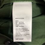 Kate Spade Saturday Green Coated High Waist Zipper Shorts 6 EUC Photo 5