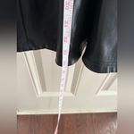 Maeve  Ruffled Vegan Leather Mini Dress Size 6 Photo 8