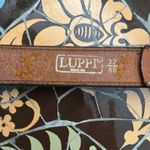 LUPPI WOMEN’S LEATHER BELT SZ: 32 Brown Photo 2