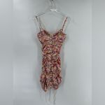 For Love & Lemons  Gardenia Mini Dress
XS Floral Lace Ruched Pintuck Underwire Photo 3