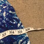 Cynthia Rowley  Blue White Print Dress Small Flare Photo 12