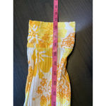 O Shirt Happy Yellow Crinkle Gauze‎ Blouse Womens Plus Size 22W Button Up Church Photo 10