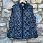 Chico's  black metallic puffer vest size 3 (equivalent to XL) Photo 5