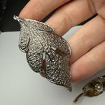 Autumn Leaf Brooch Pins Lot Of 4 Fall Leaves Photo 6