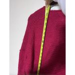 Free People All Mine Sweater Raspberry Size XS Pink V Neck Alpaca Wool Photo 7