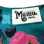 Show Me Your Mumu Teal Floral "Baby Buds" Donna Michelle Tunic Dress/Top Photo 3
