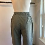 Patrizia S By Mondi Germany Green High Waisted Zipper Cropped Trousers Size 18/L Photo 5