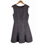 J.Crew A-line Dress in Confetti Tweed Women's 6 Metallic Thread Fit and Flare Photo 1