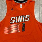 Adidas Phoenix Suns Devin Booker #1  Orange NBA Basketball Jersey  Photo 2