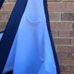 SouqFone Tankini Swim Top Womens Size XL Navy Blue Ruffled Adjustable Strap New Photo 4