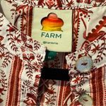 Farm Rio Off-White Tropical Cameo Organic Cotton Romper | M Photo 3