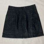Princess Polly Black Crocodile Print Textured Women's Skirt size 2 Photo 0