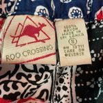 Vintage Roo Crossing Paisley Boho Shorts Pull On size small Red Photo 9