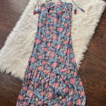 Loft Wildflower Strappy Tassel Maxi Dress Photo 2
