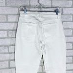 Abercrombie & Fitch NWT The Mom High Rise White Distressed Jeans Size 27/4 Photo 6