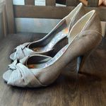 Rocket Dog  Open Toe‎ Thai Silk Heels gray excellent condition size 8 Photo 1