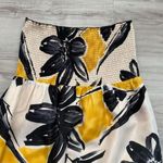 BCBG MaxAzria Silk Strapless Floral Dress Photo 8