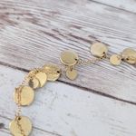 Nine West Bracelet Gold Tone Circle Design - Fair Condition Photo 9