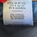 Just Black  DENIM Skinny Crop Raw Hem Distressed Jeans Size 26 Photo 10