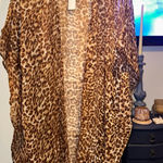 NWT Raj Leopard Duster/Kimono Brown Size undefined Photo 0