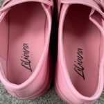 Liliana Pink Chunky Platform Loafers By Women Size 7 Shiny Shade of Pink Slip On Photo 4