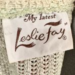 Leslie Fay Vintage My Latest 70’s Midi Skirt Top Set Sheer Mint. Photo 8