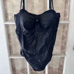 Notte Robyn Lawley Bella  D/DD Cup One Piece Swimsuit in Black Wetlook US 22 Photo 4