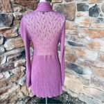 Dennis Basso  Lilac Open Front Cardigan Photo 12