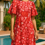 Rhode x Target Red Zinnia Floral Linen Photo 0