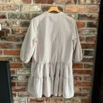 Petal and Pup Petal + Pump Tan Gingham Searsucker Mini Shirtdress Dress Photo 7