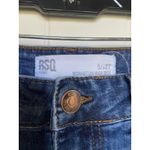 RSQ Womens Jeans Sz 5 or 27 Manhattan High Rise Ripped Skinny Blue Dark Blast Photo 8