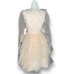 Rachel Parcell  Pastel Pink Gold Metallic Glitter Star Tulle Dress Tiered Skirt Photo 5